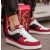 ch-109 red white black divatos férfi cipő